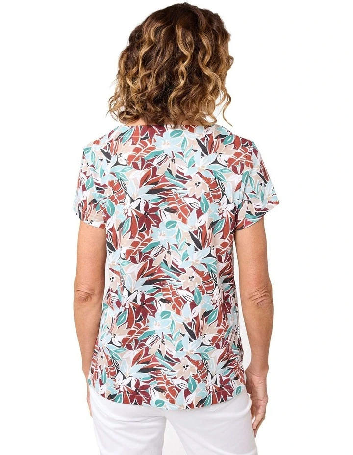 Eladia Top in Green image 2
