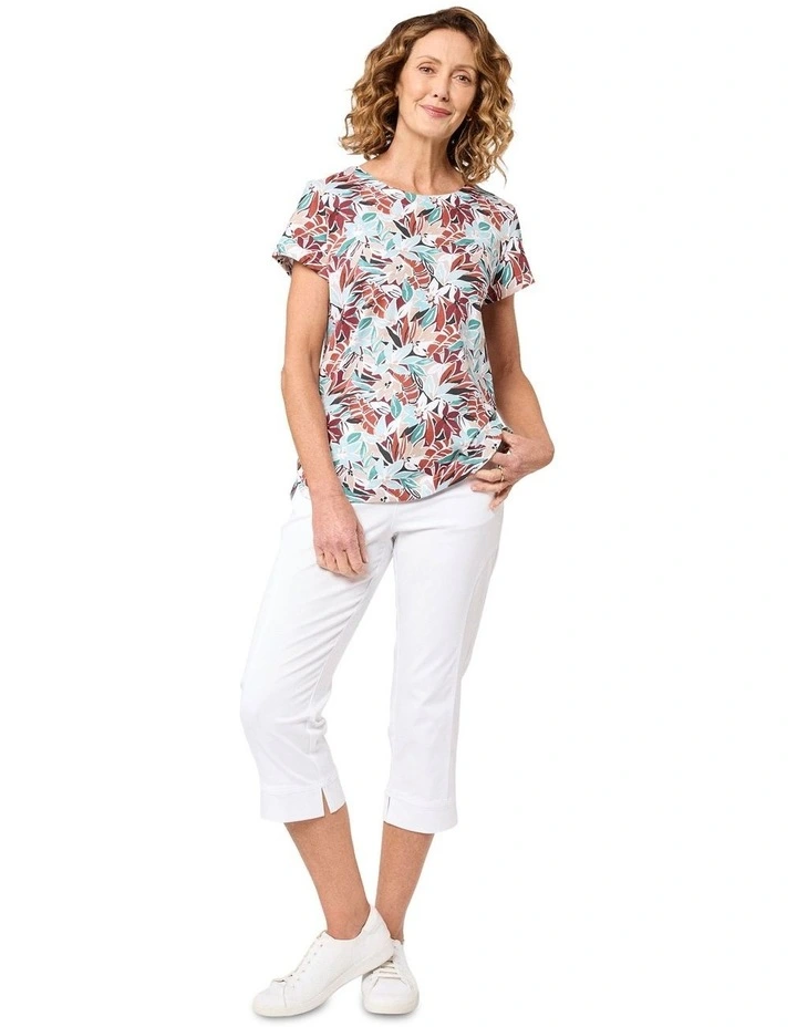 Eladia Top in Green image 4