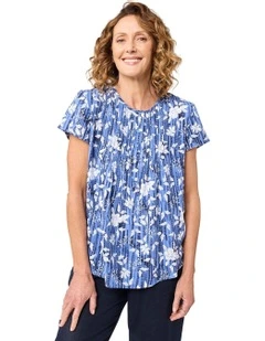 Allyson Blouse in Blue