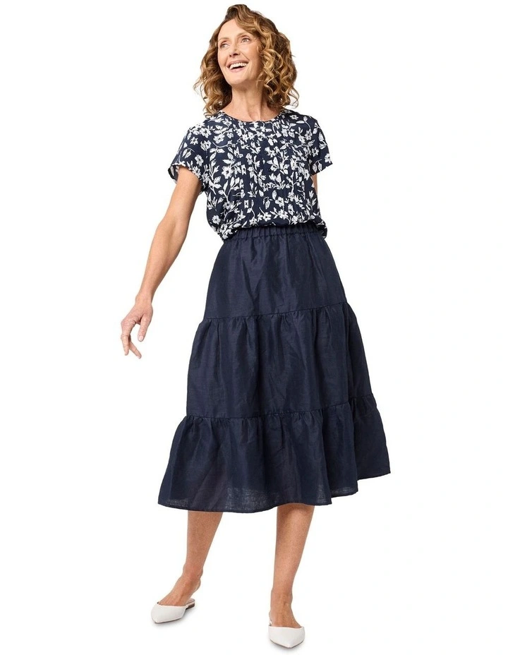Tessia Blouse in Blue image 4