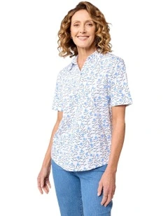 Danielle Polo Top in Sapphire 2