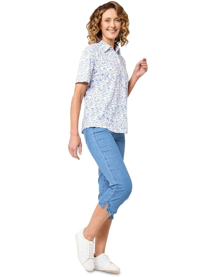 Danielle Polo Top in Sapphire 2 image 4