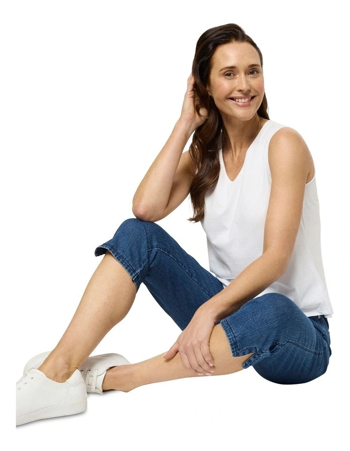 Cleo Tank in White image 3