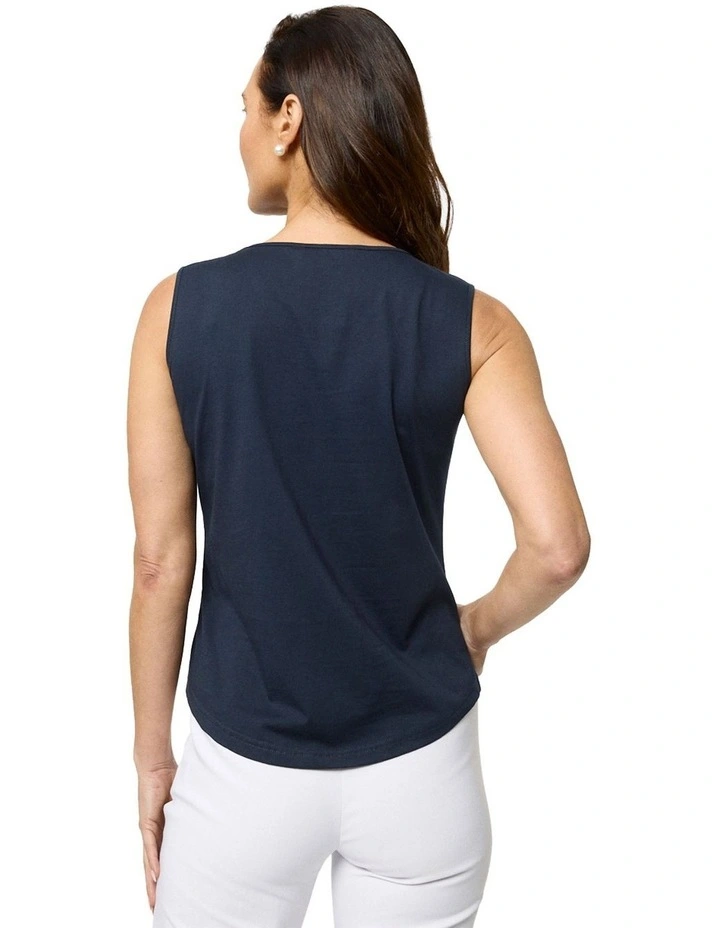 Cleo Tank in Ink image 2
