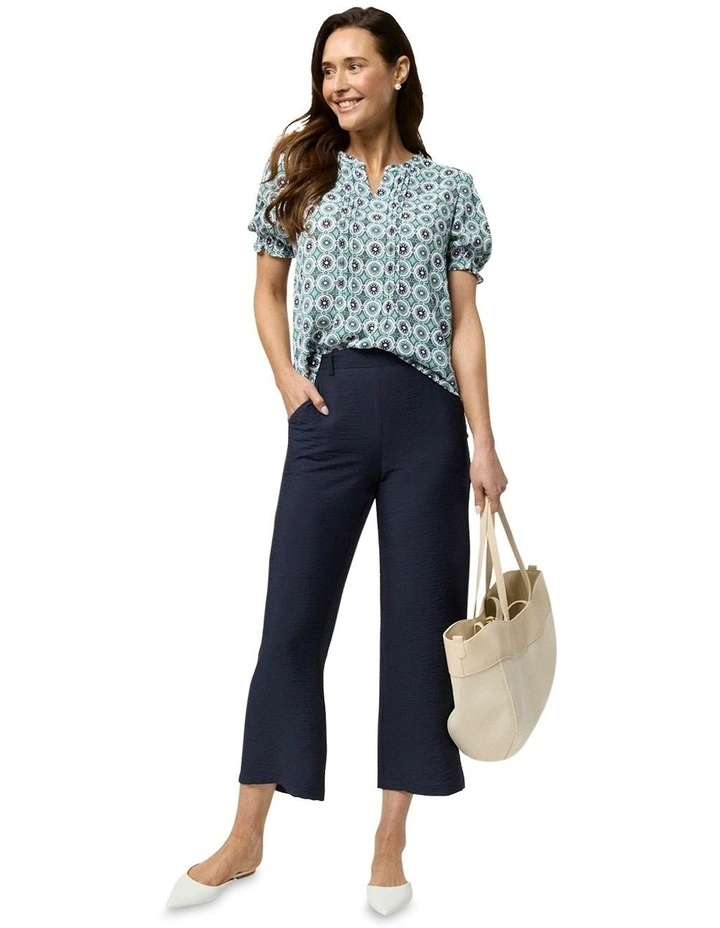Zella Blouse in Green image 4