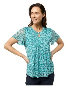 Clarissa Blouse in Green