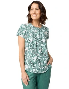 Allyson Blouse in Green