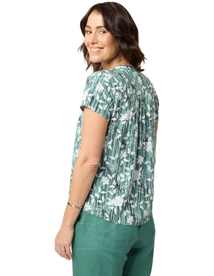 Allyson Blouse in Green image 2
