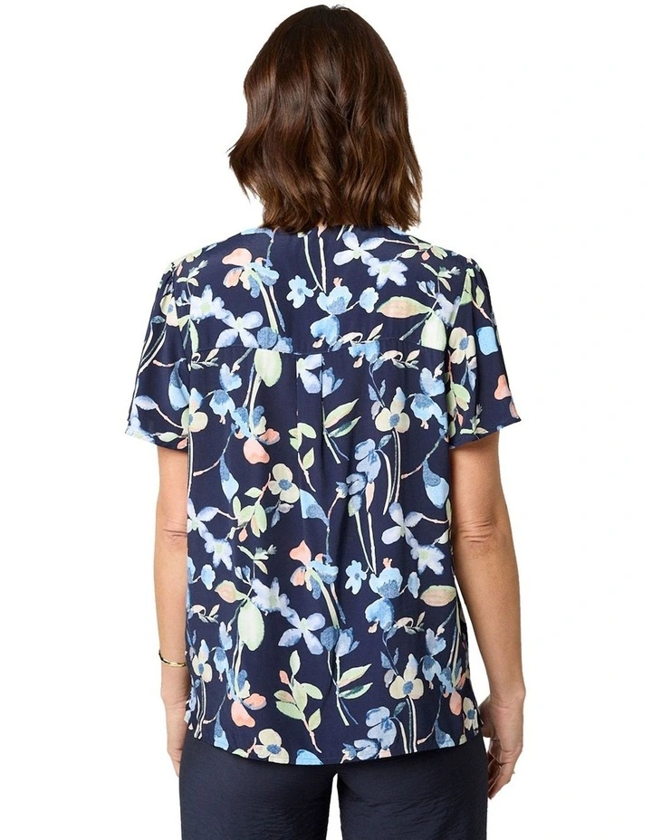 Lilah Blouse in Blue image 2