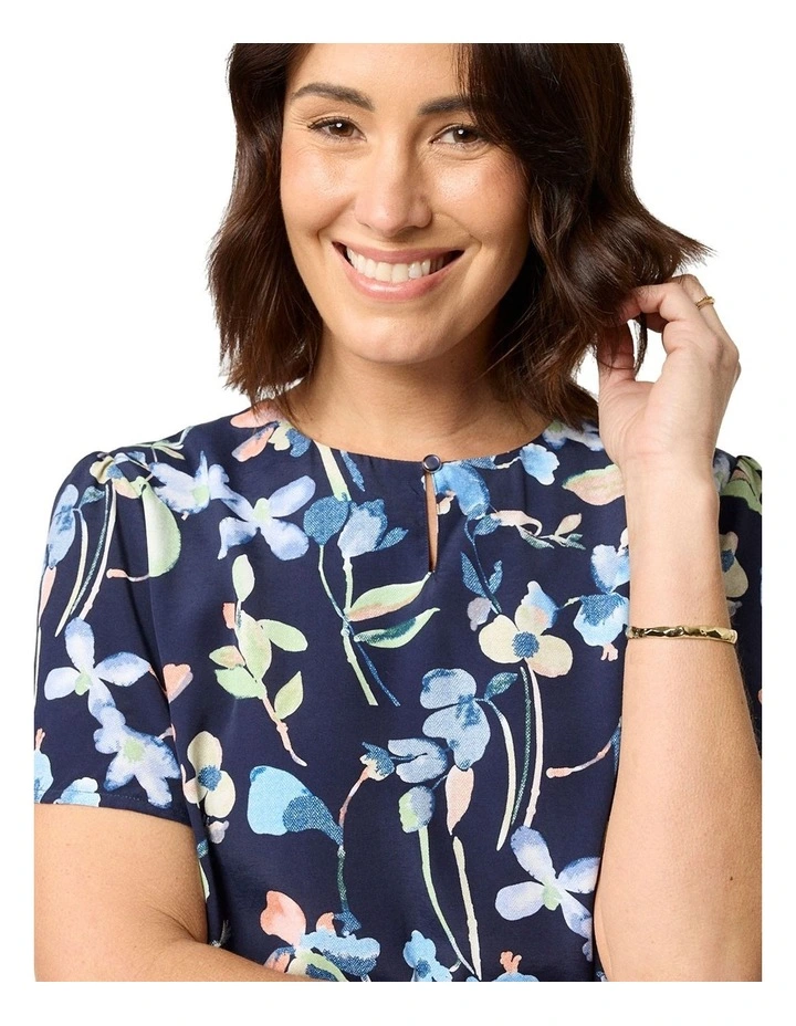 Lilah Blouse in Blue image 3