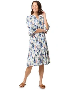Malina Dress in Blue