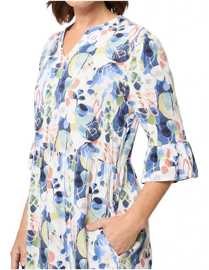Malina Dress in Blue image 3