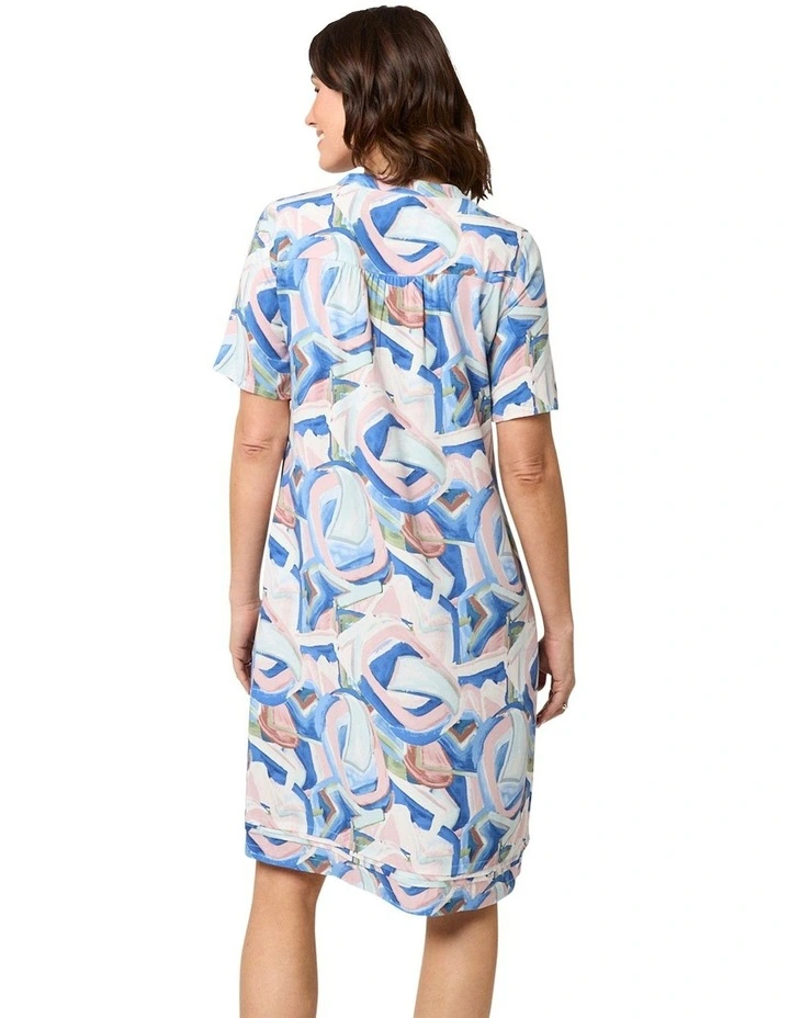 Antoinette Dress in Blue image 2