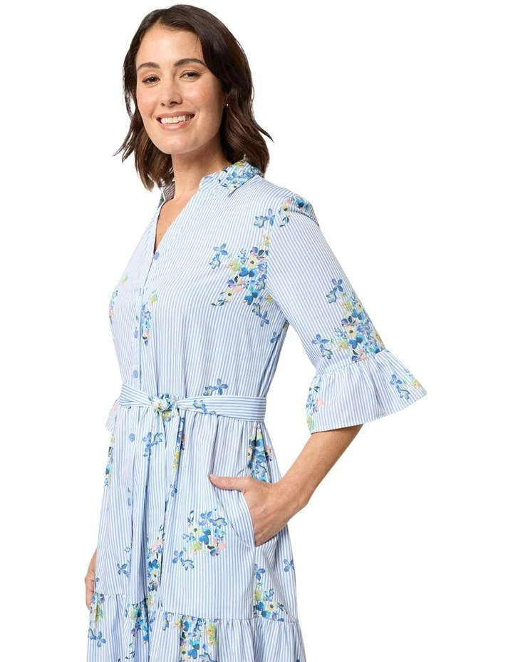 Cindy Dress in Blue image 4