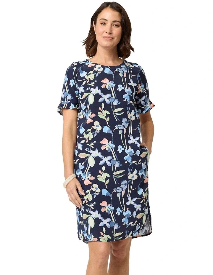 Lilah Dress in Blue image 1