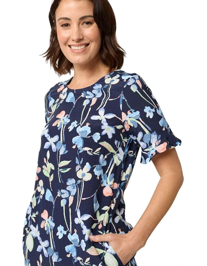 Lilah Dress in Blue image 3