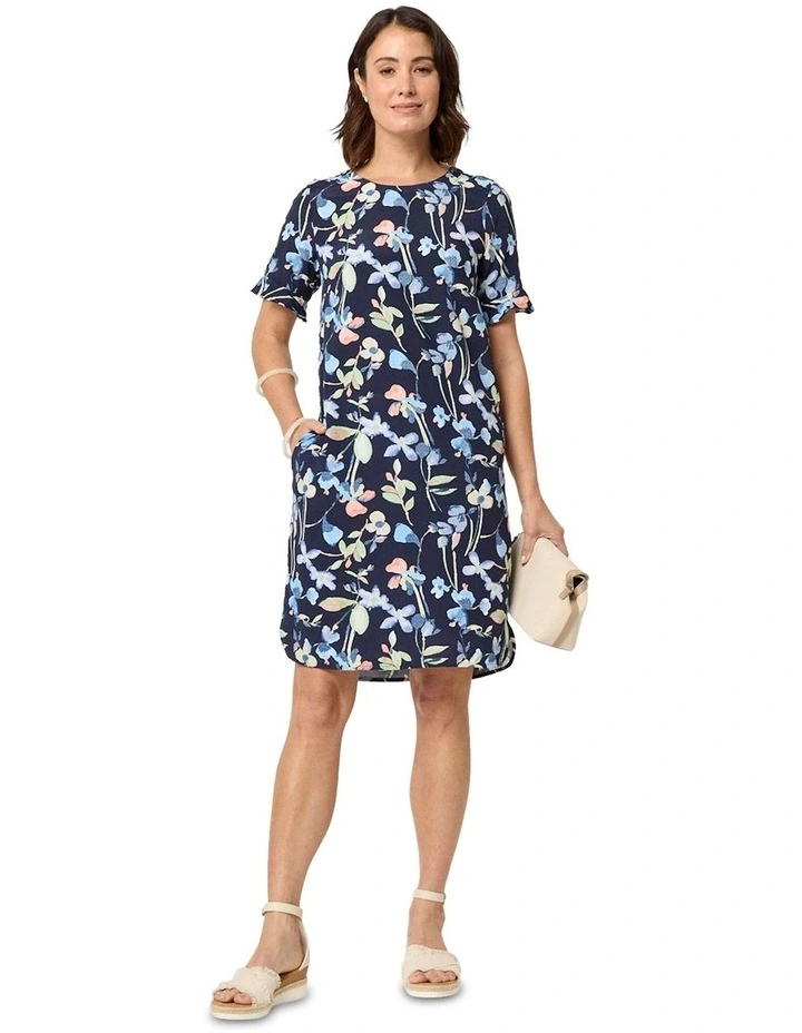 Lilah Dress in Blue image 4