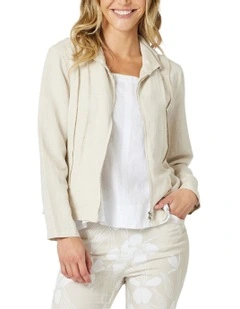 Lino Le Marais Jacket in Beige