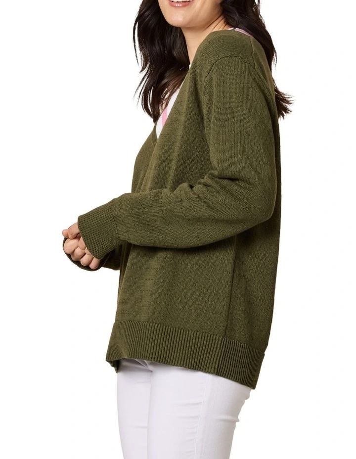 Princeton Jumper in Green image 2