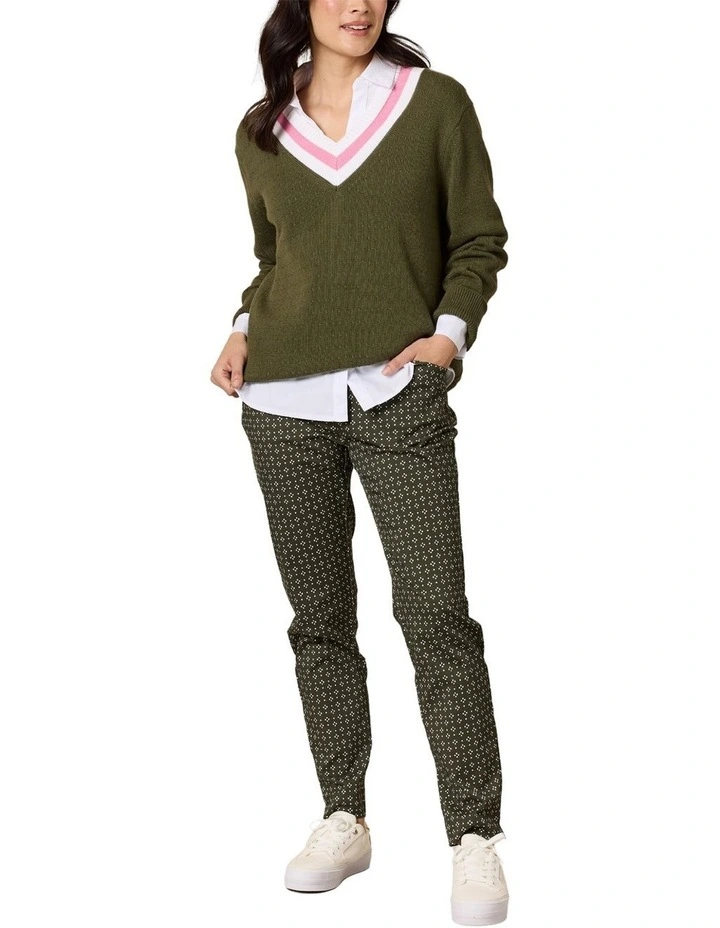 Princeton Jumper in Green image 4