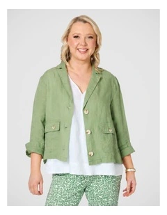 Danielle Linen Blazer