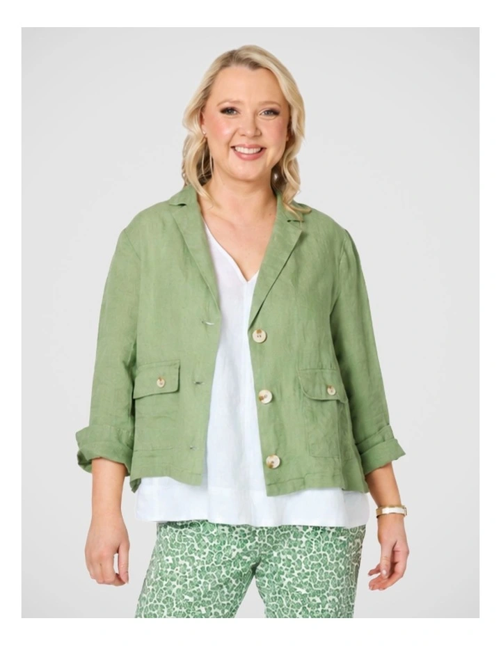 Danielle Linen Blazer image 1