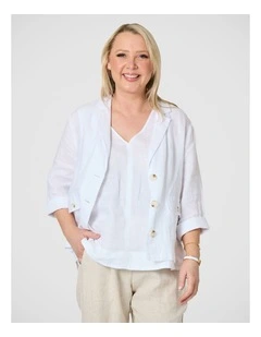 Danielle Linen Blazer