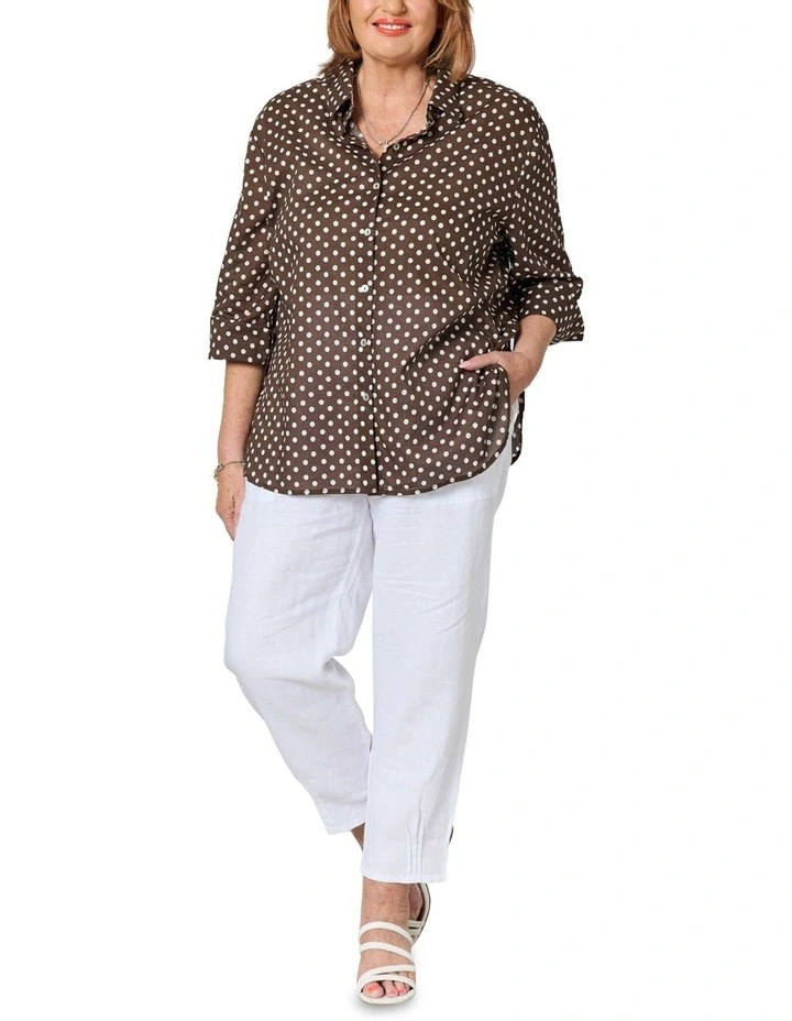 Get Spotty Shirt in Koko/White image 3