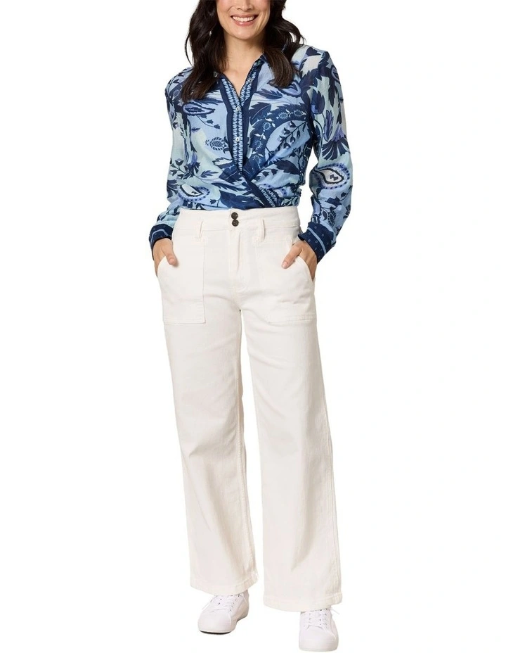 Newport Paisley Shirt in Blue image 6