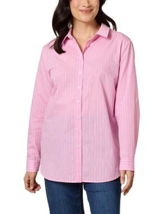 Savannah Print Shirt in Pink
