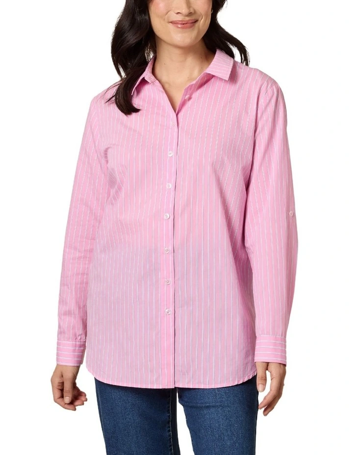 Savannah Print Shirt in Pink image 1