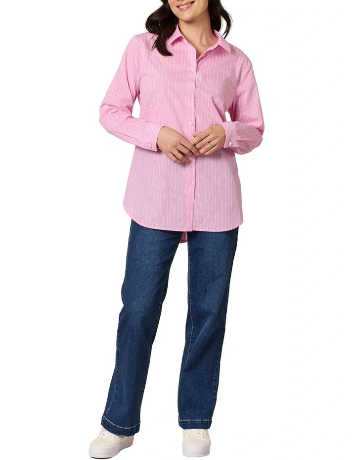 Savannah Print Shirt in Pink image 4
