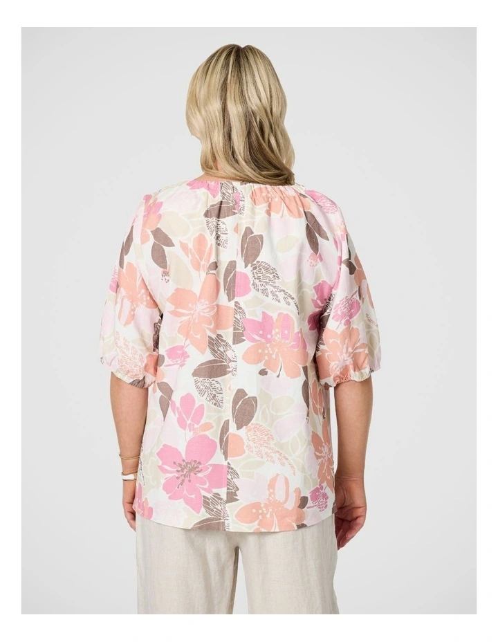 Amalfi Rose Print Top image 2