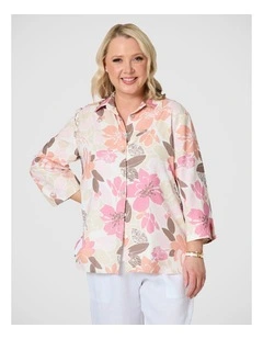 Amalfi Rose Print Shirt