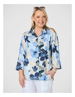 Amalfi Rose Print Shirt