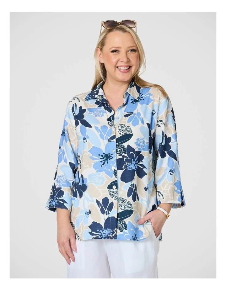 Amalfi Rose Print Shirt image 1