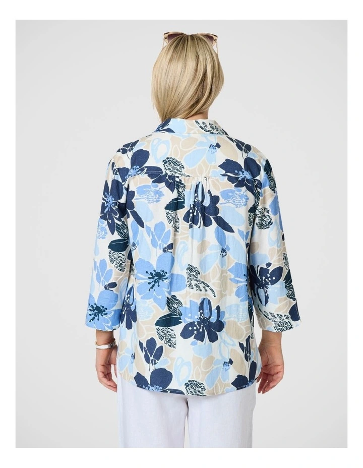 Amalfi Rose Print Shirt image 2