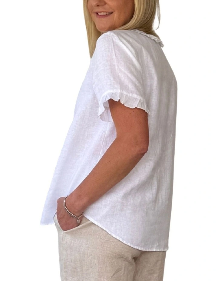 Tiffany Top in White image 2