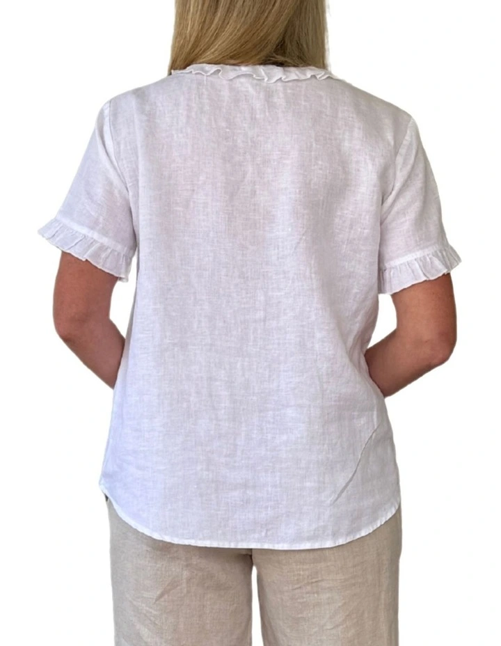 Tiffany Top in White image 4