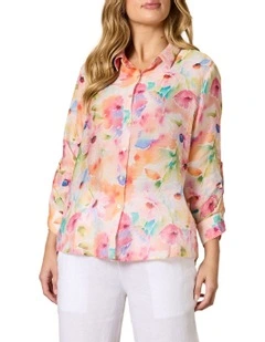 Spring Floral Shirt in Multi