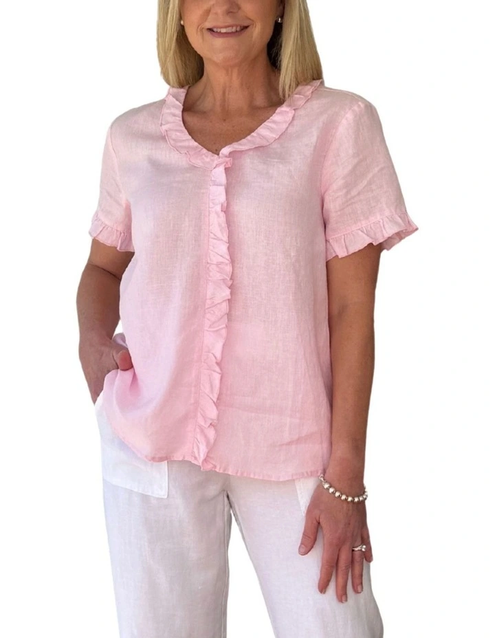 Tiffany Top in Pink image 1