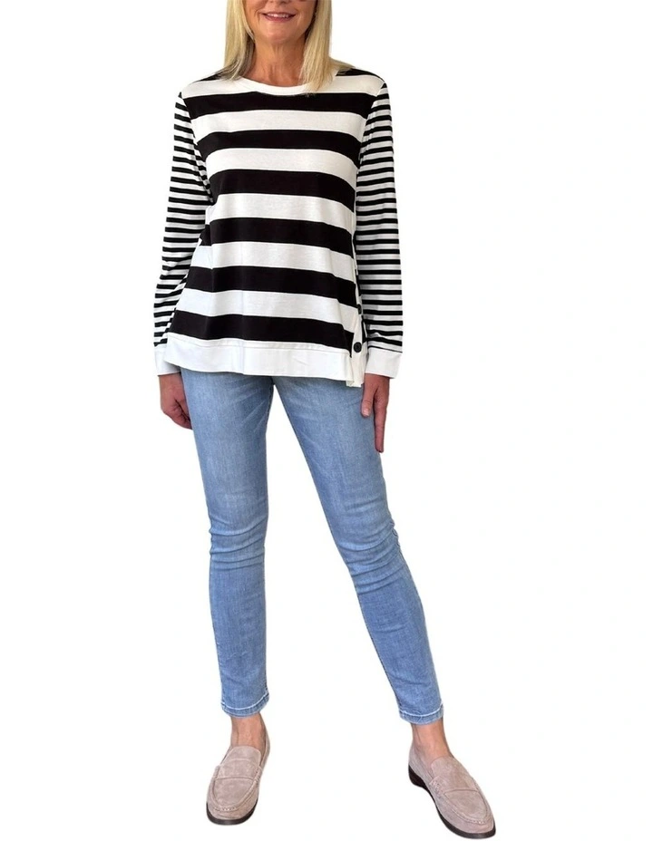 Brighton Stripe Top in Multi image 5