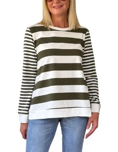 Brighton Stripe Top in Multi