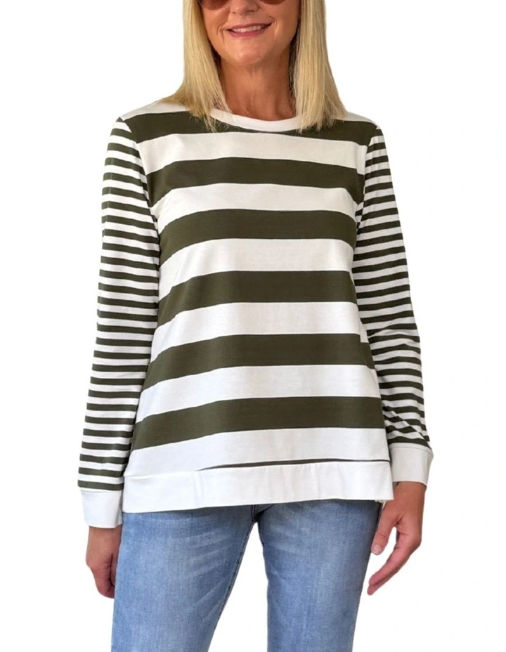 Brighton Stripe Top in Multi image 1