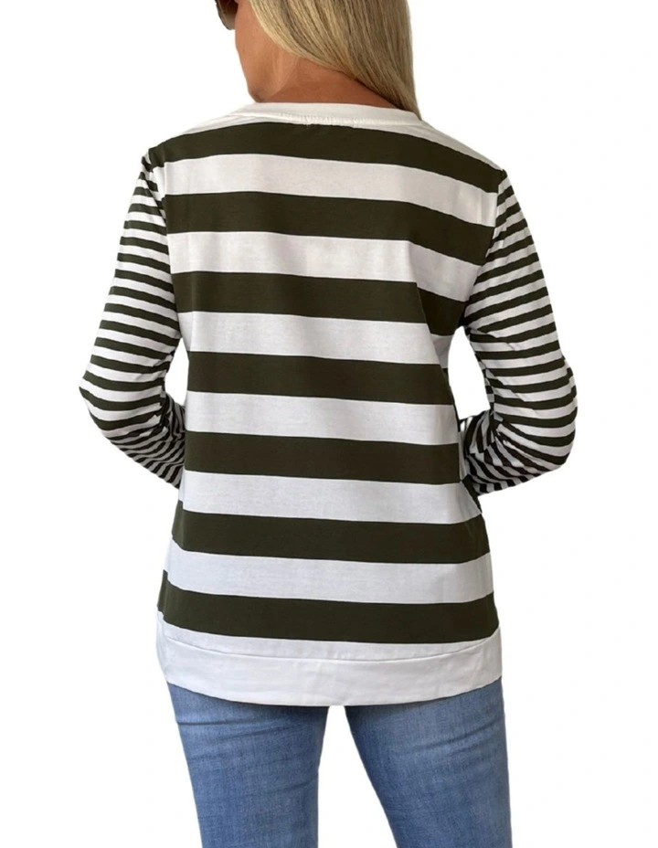Brighton Stripe Top in Multi image 3