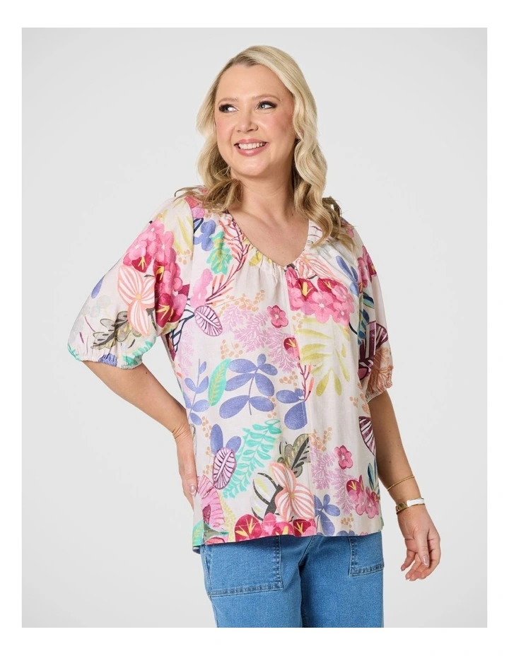Desert Rose Print Top image 2