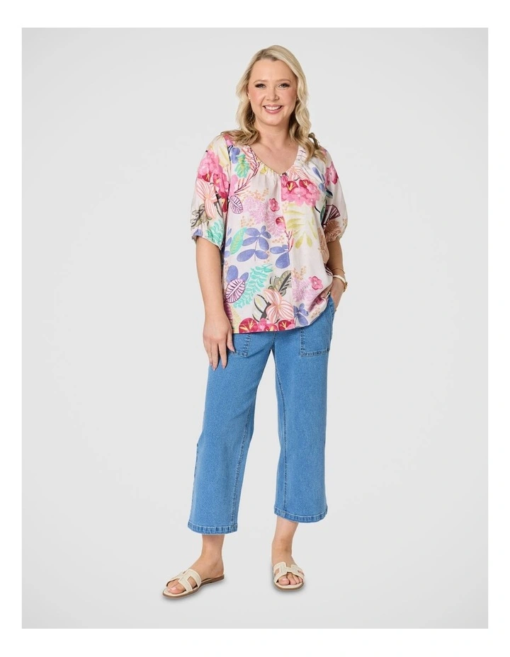 Desert Rose Print Top image 4
