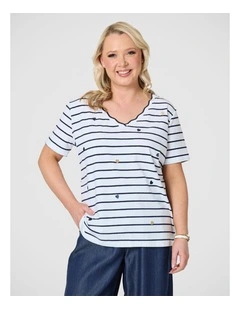 Marina Stripe Tee