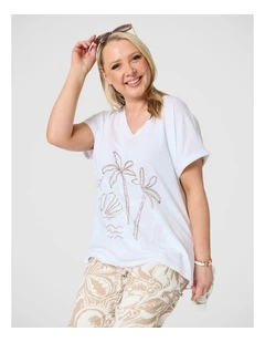 Seaside Beaded Tee