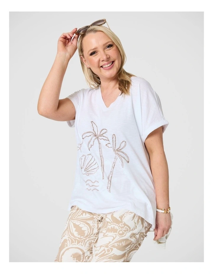 Seaside Beaded Tee image 1